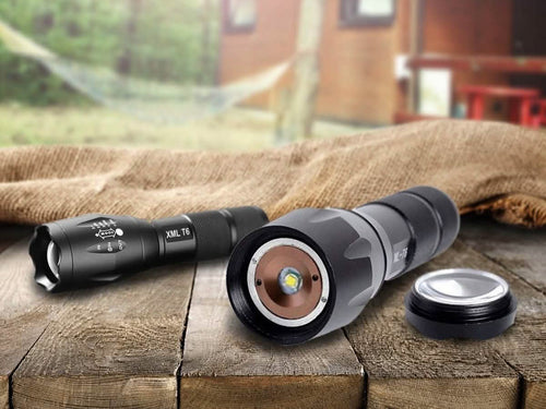 1600 Lumen Aluminum Alloy Tactical Flashlight with Zoom