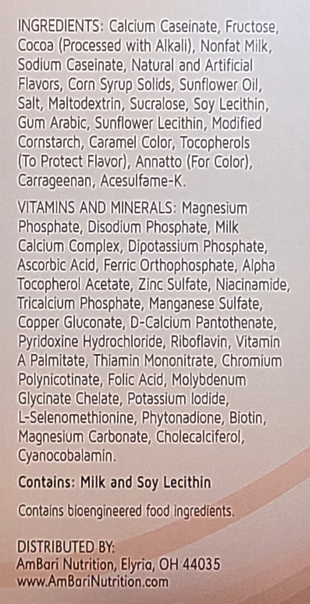 Milk Chocolate Shake