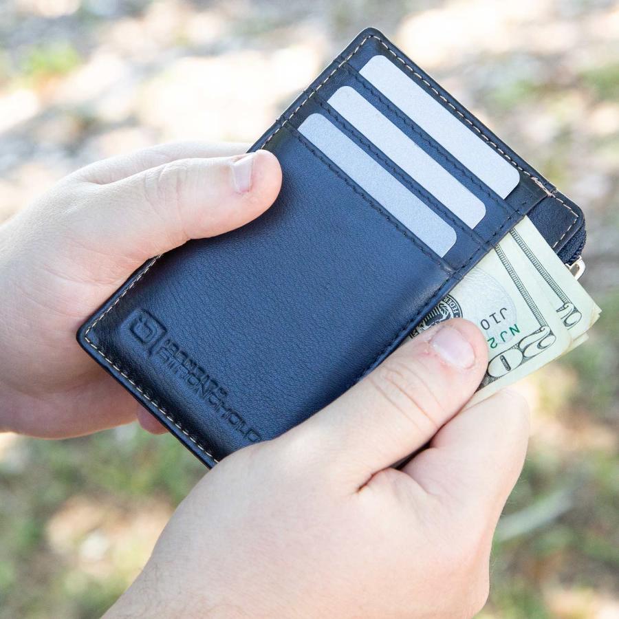 RFID Secure Ultimate Mini Wallet | Genuine Leather | Falcon Ridge