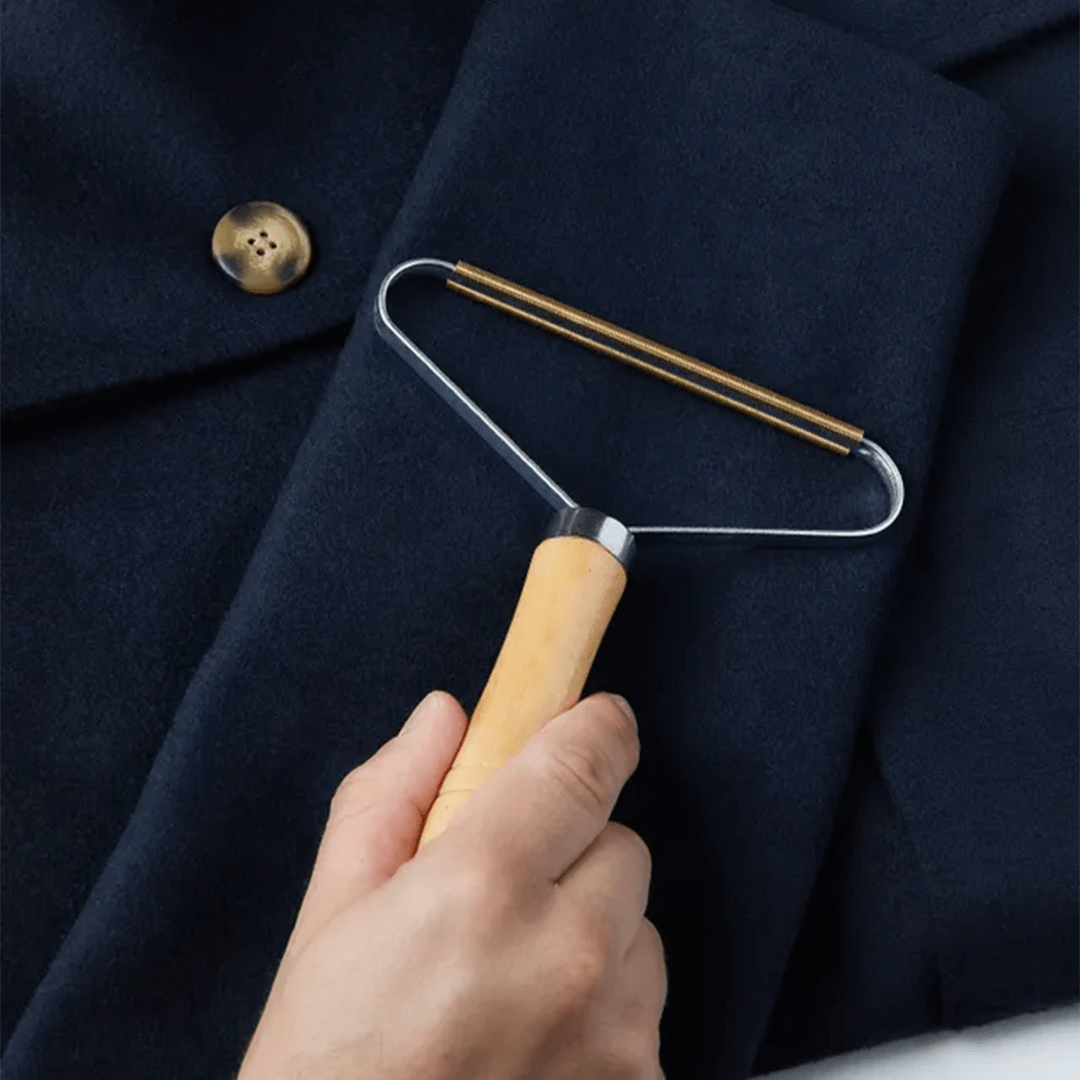 Tilley + Me Effective Pet Hair Lint Remover made from Beech Wood- Eco-Friendly & Reusable