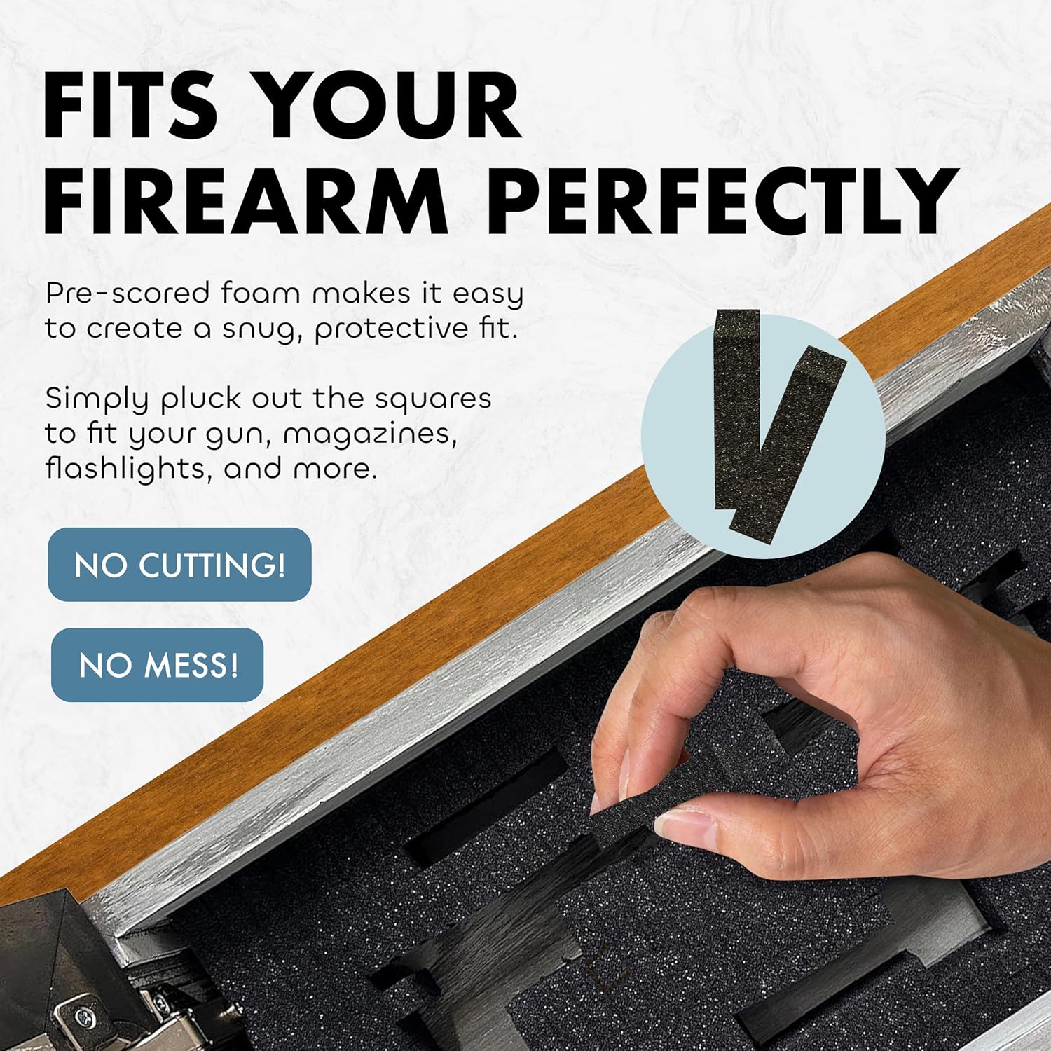 Bless This Home and All Who Enter Hidden Gun Storage Wall Decor - Hand-Painted Gun Concealment Decor - Gun Shelf Hidden Storage with Magnetic Lock for Quick Access - Made In USA