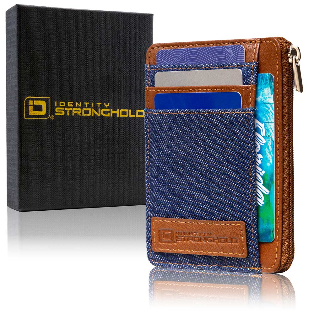 RFID Secure Ultimate Mini Wallet | Genuine Leather | Falcon Ridge