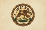 Vintage Falcon Ridge Logo